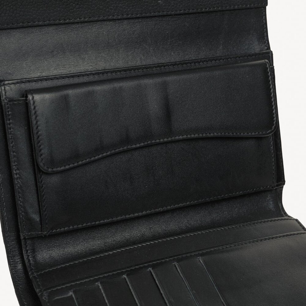 Chanel 13S Noir Caviar Classic Quilted Flap Portefeuille Wallet - Picture 11 of 15